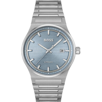 Gray Stainless Steel Dress Watch