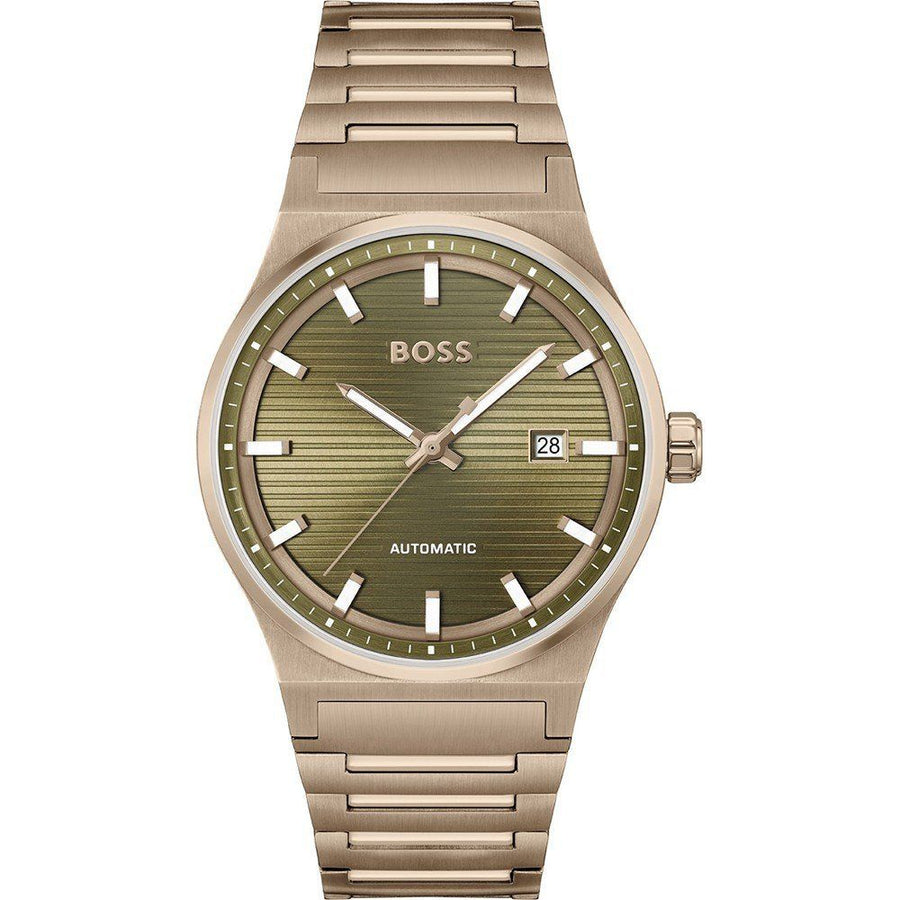 Gold Stainless Steel Dress Watch