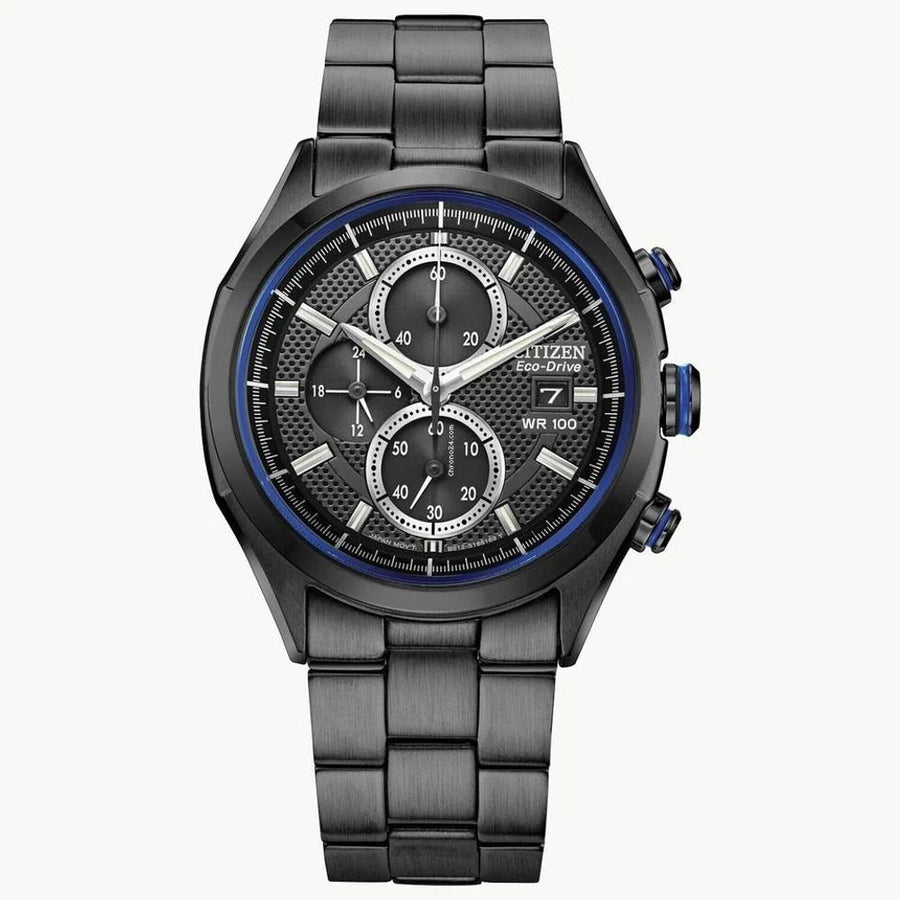 Black Stainless Steel Sport Watch
