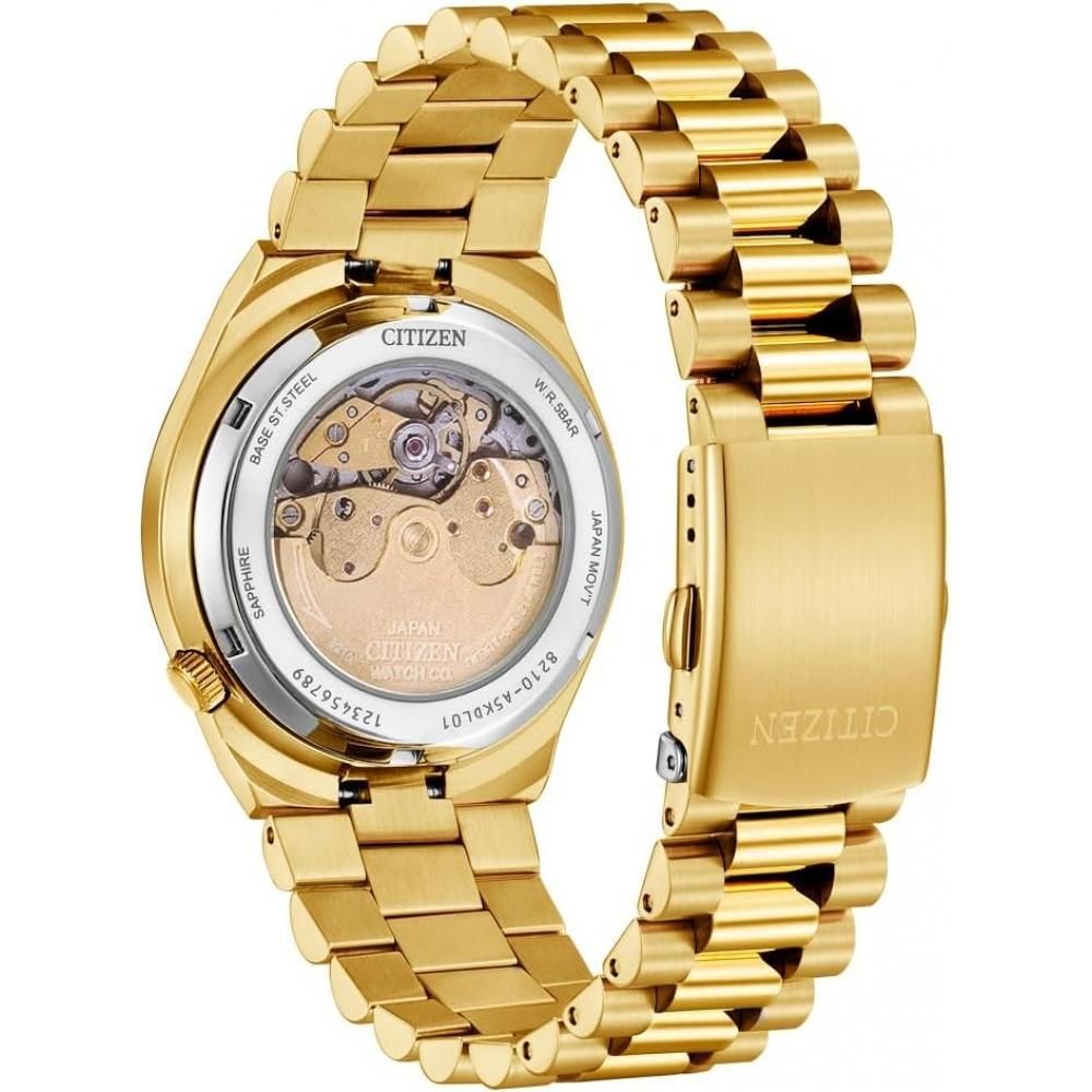 Gold Stainless Steel Dress Watch