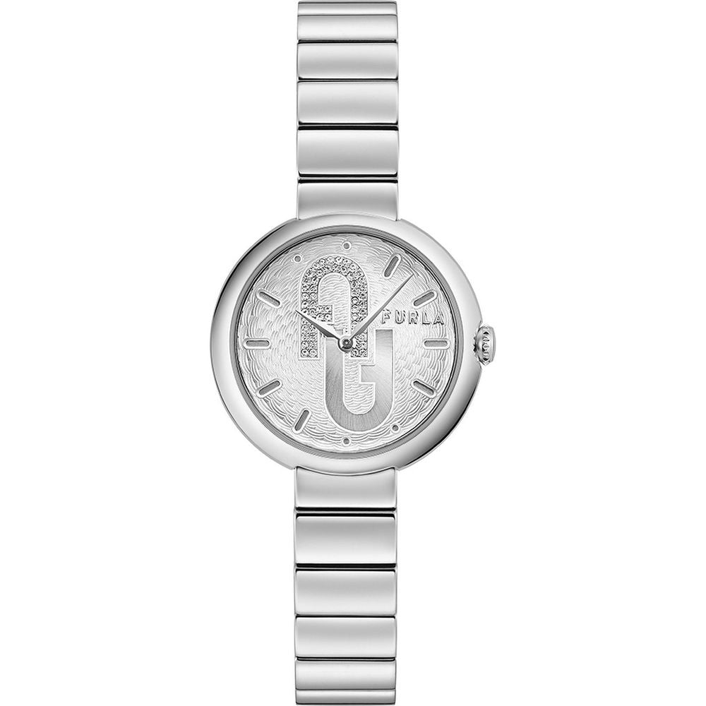 Gray Stainless Steel Dress Watch