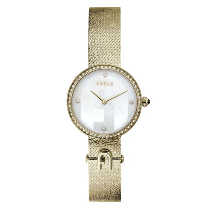 Gold Stainless Steel Dress Watch