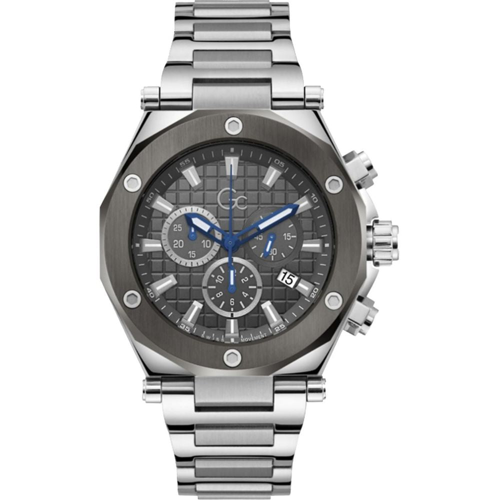 Gray Stainless Steel Bracelet Watch