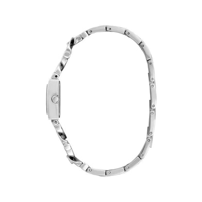 Gray Stainless Steel Dress Watch