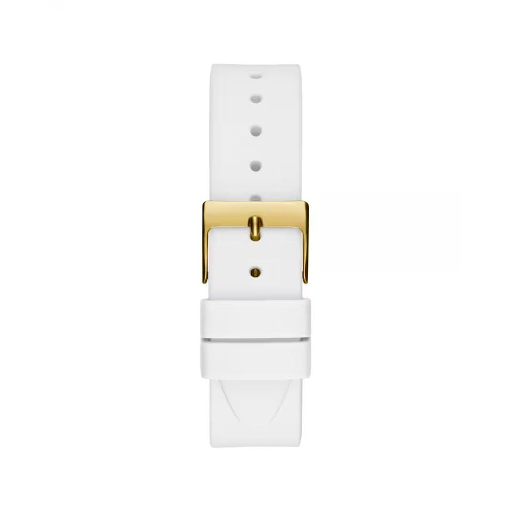 White Synthetic Dress Watch