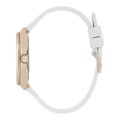 White Synthetic Dress Watch