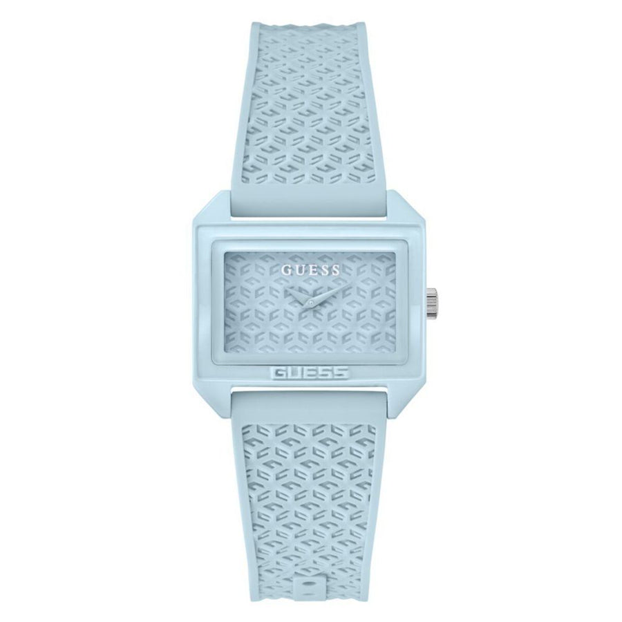 Blue Synthetic Dress Watch