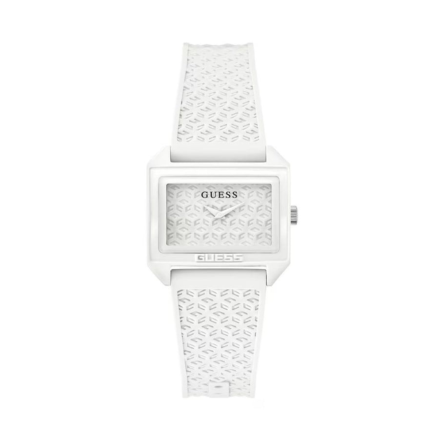White Synthetic Dress Watch