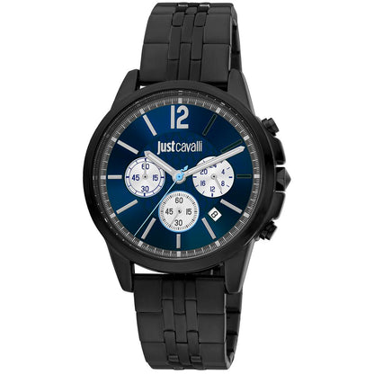 Black Stainless Steel Sport Watch