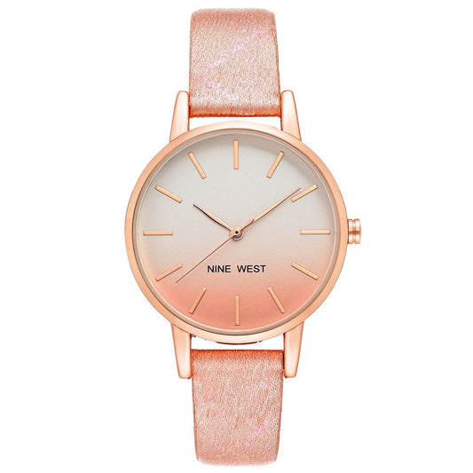 Multicolor Leather Dress Watch