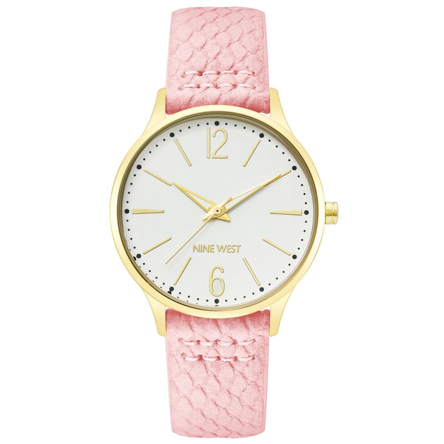 Multicolor Leather Dress Watch