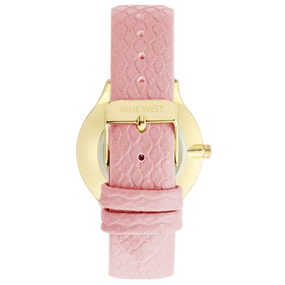 Multicolor Leather Dress Watch