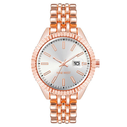 Multicolor Metal Dress Watch