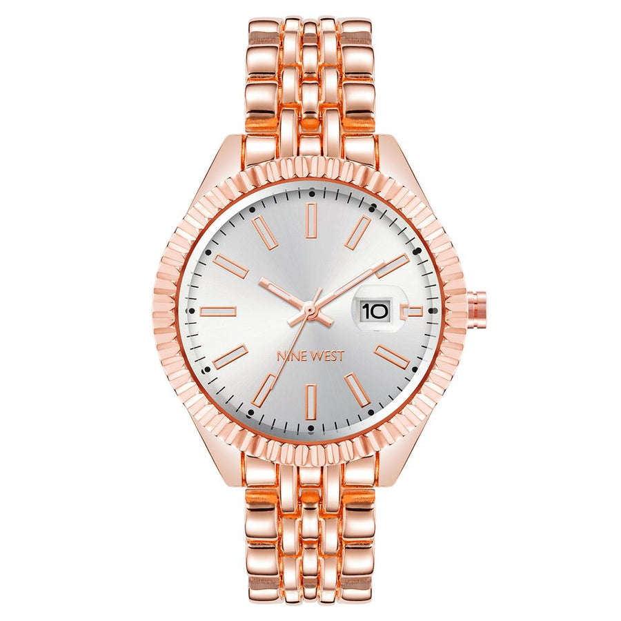 Multicolor Metal Dress Watch