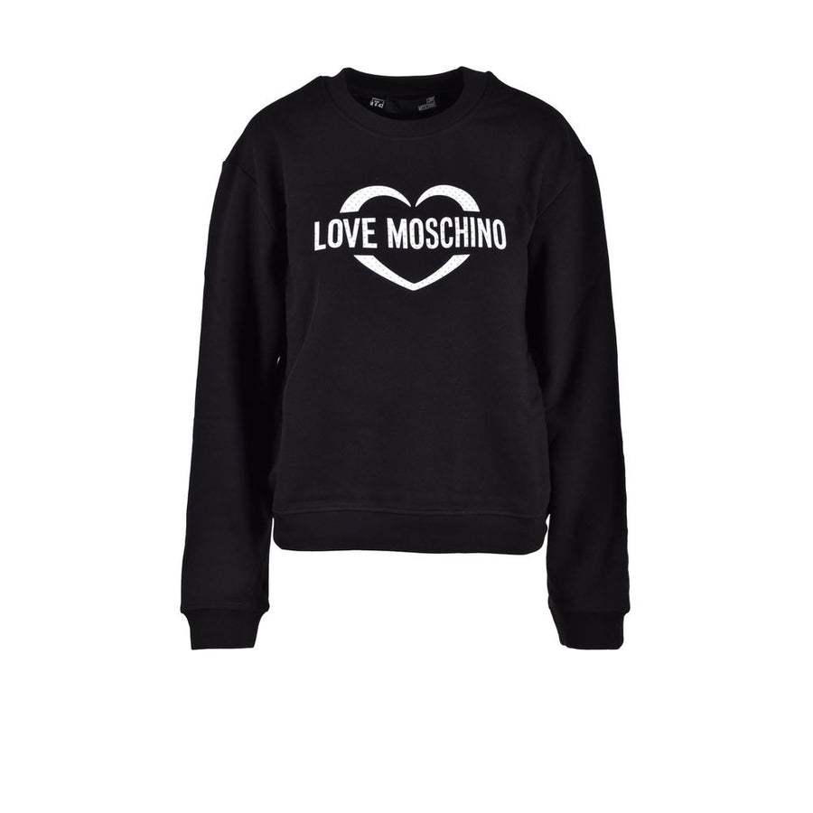 Black Cotton Sweatshirt