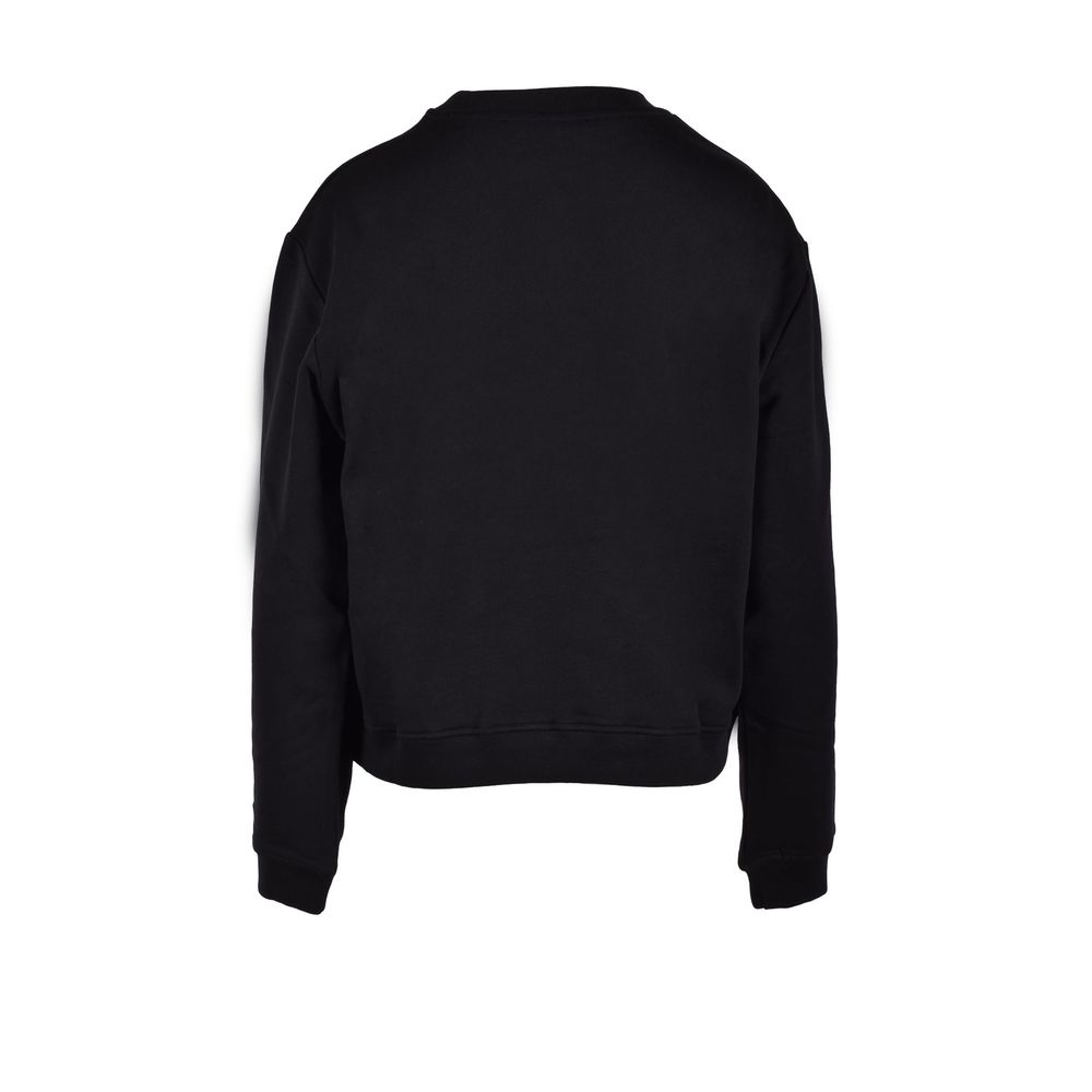 Black Cotton Sweatshirt