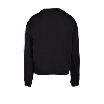 Black Cotton Sweatshirt