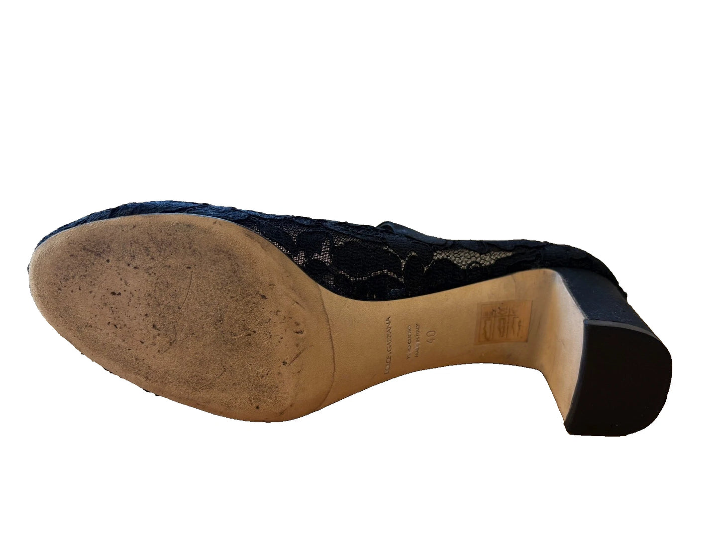 Black Mary Jane Taormina Lace Pumps Shoes