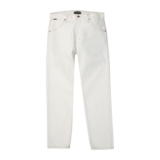 White Cotton Jeans Denim