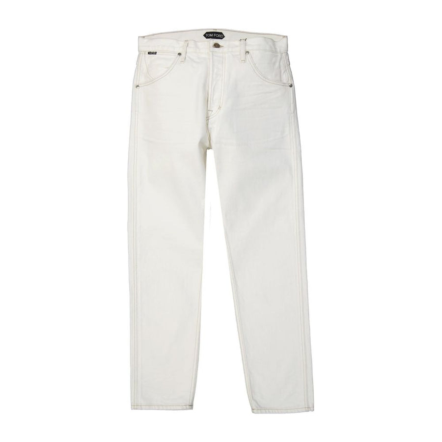 White Cotton Jeans Denim