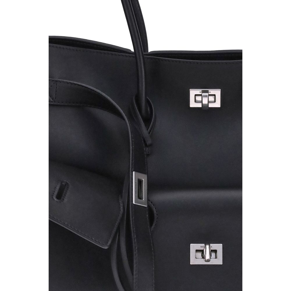 Black Calf Leather Bos Taurus Shoulder Bag