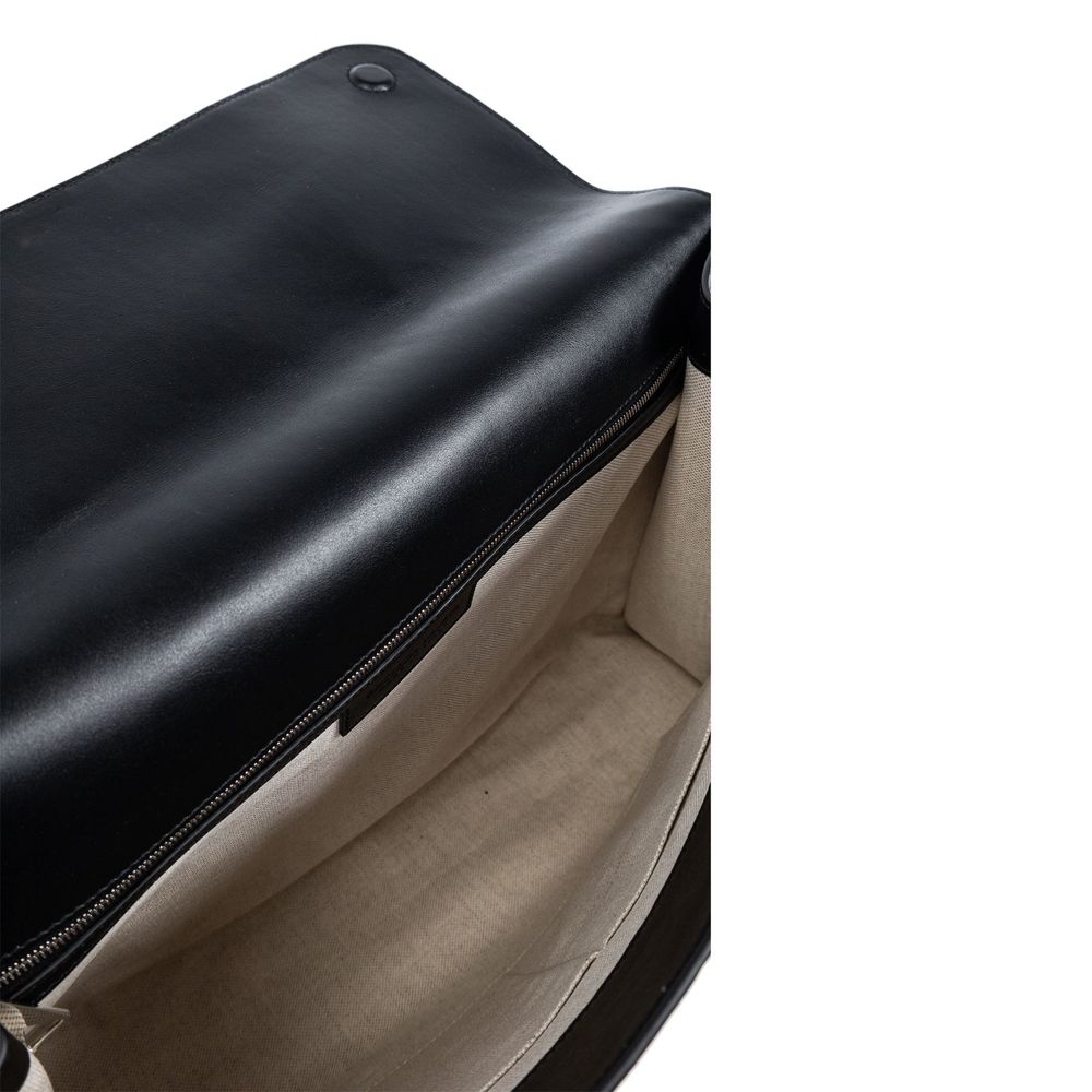 Black Leather Briefcase