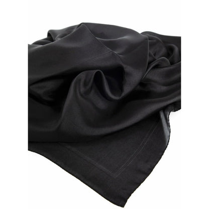 Black Silk Scarf