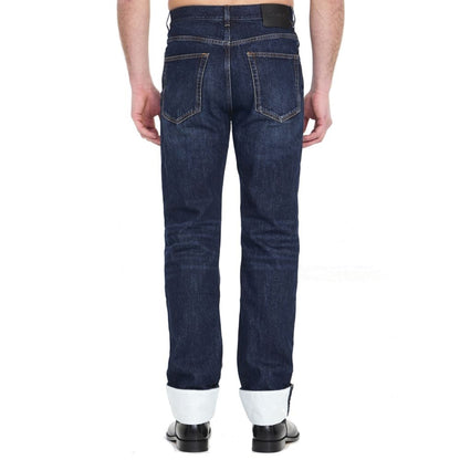 Blue Cotton Jeans Denim