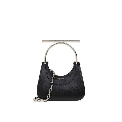 Black Lamb Leather Handbag