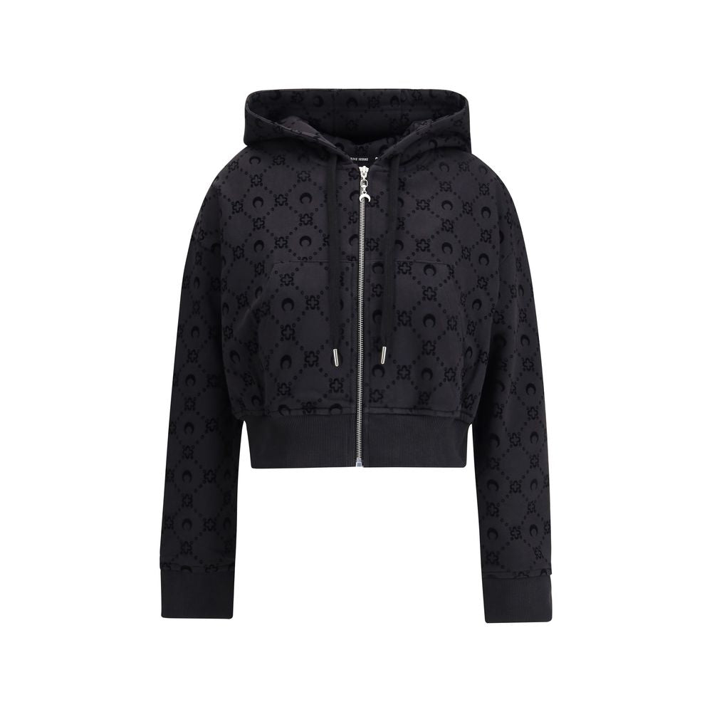 Black Cotton Sweatshirt