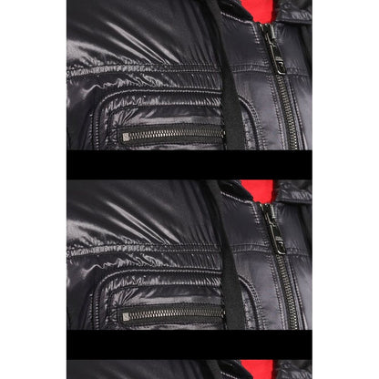 Blue Nylon Jackets & Coat