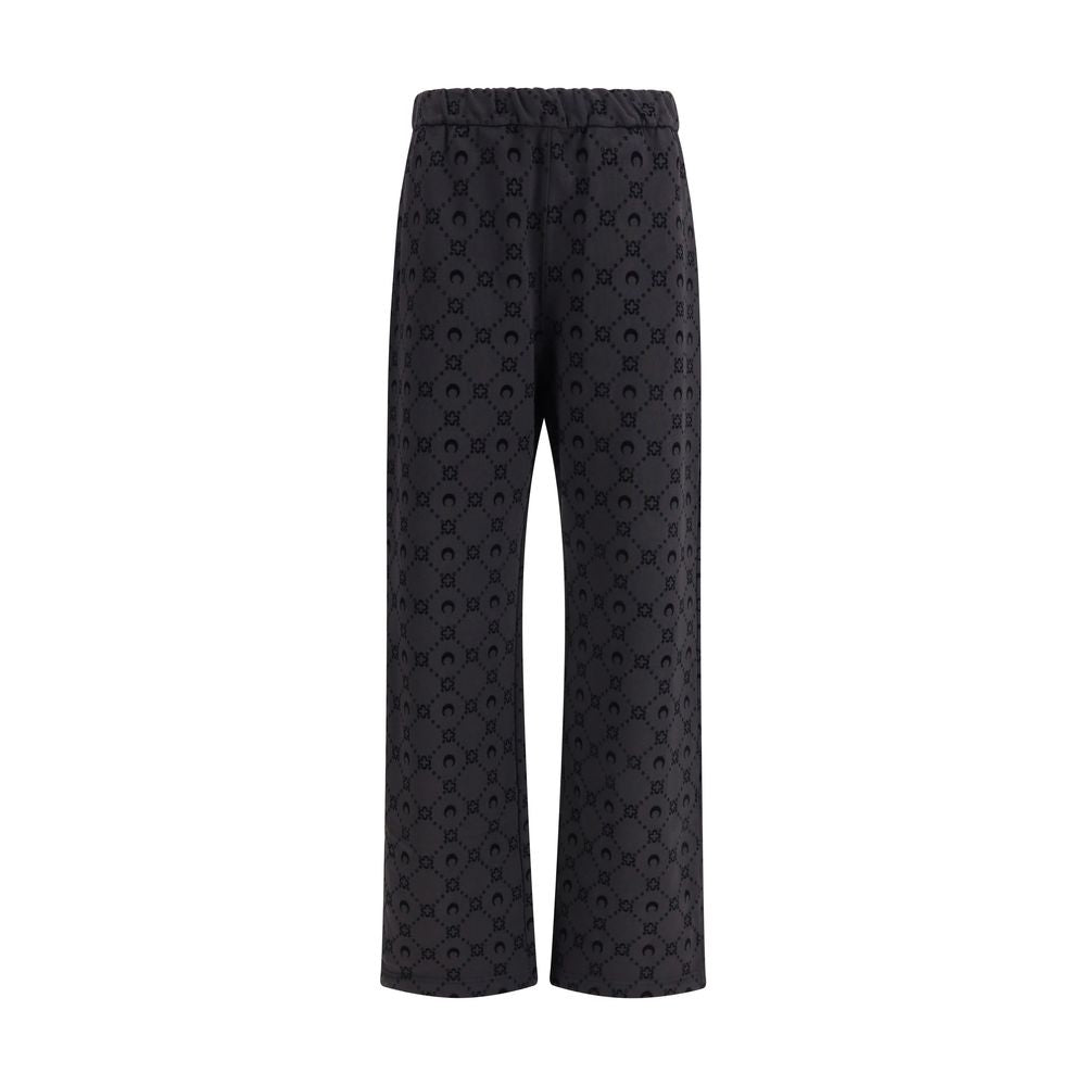 Gray Cotton Athletic Pants