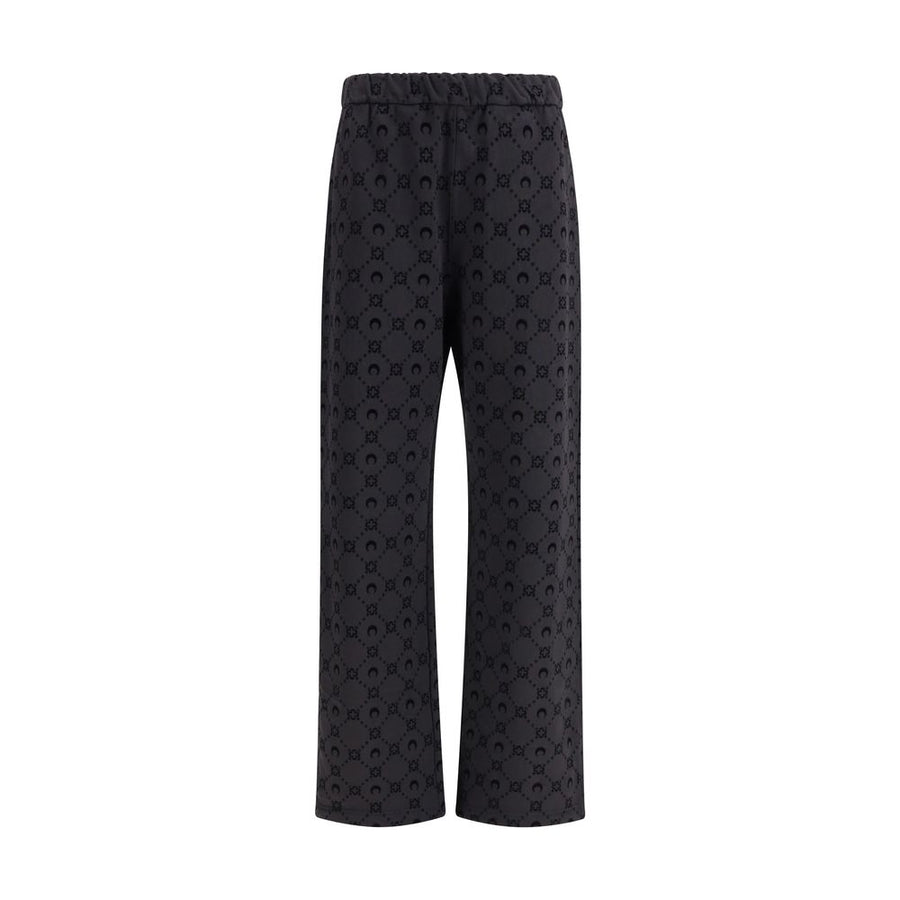 Gray Cotton Athletic Pants