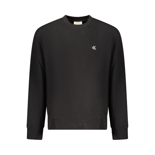 Black Cotton Sweatshirt