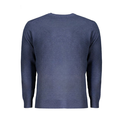Blue Polyester Sweater