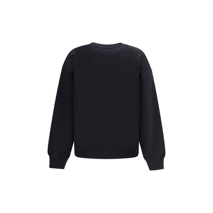 Black Cotton Sweatshirt