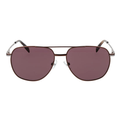 Brown Metal Sunglasses