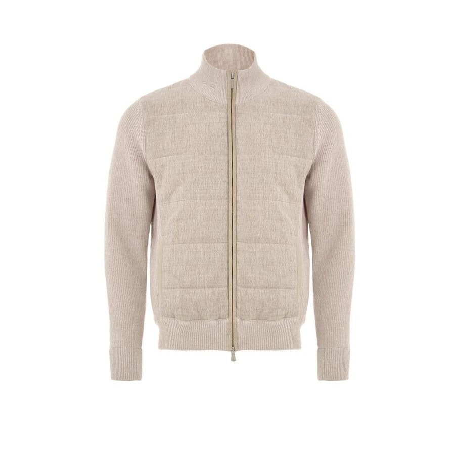 Beige Wool Bomber