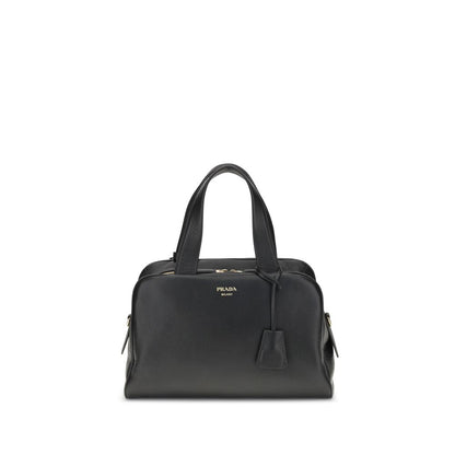 Black Calf Leather Bos Taurus Handbag