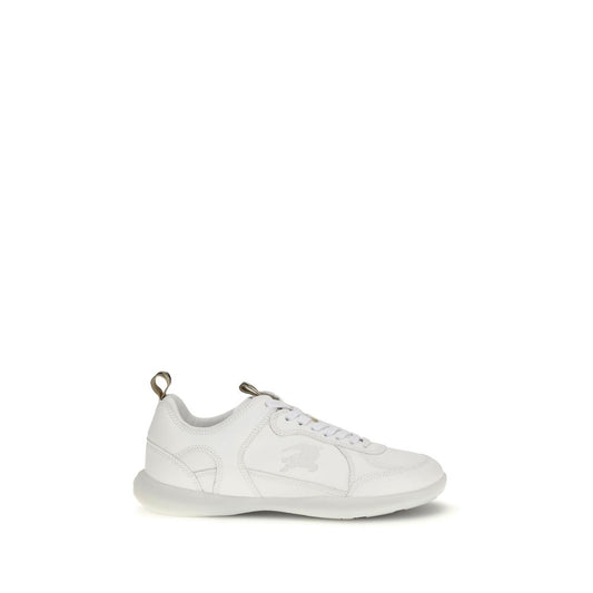 White Calf Leather Bos Taurus Athletic Sneakers
