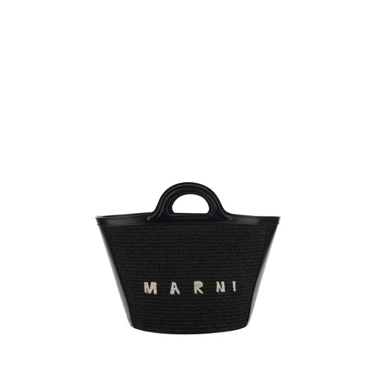 Black Cotton Shoulder Bag