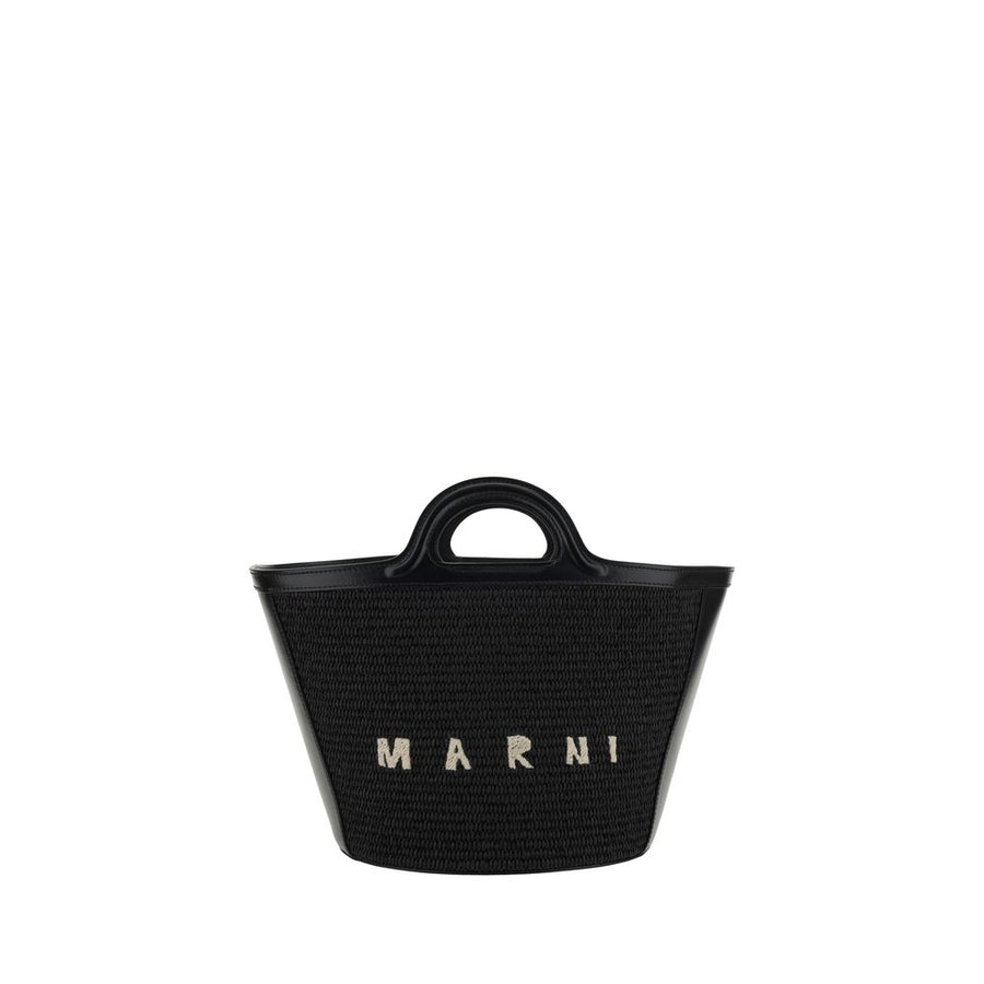 Black Cotton Shoulder Bag