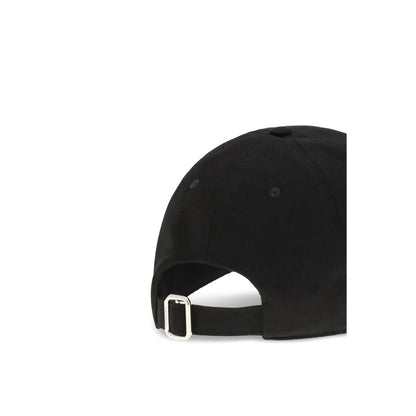 Black Cotton Cap (Baseball Hat)