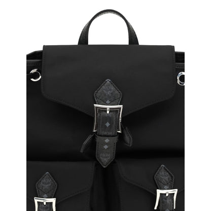 Black Nylon Backpack