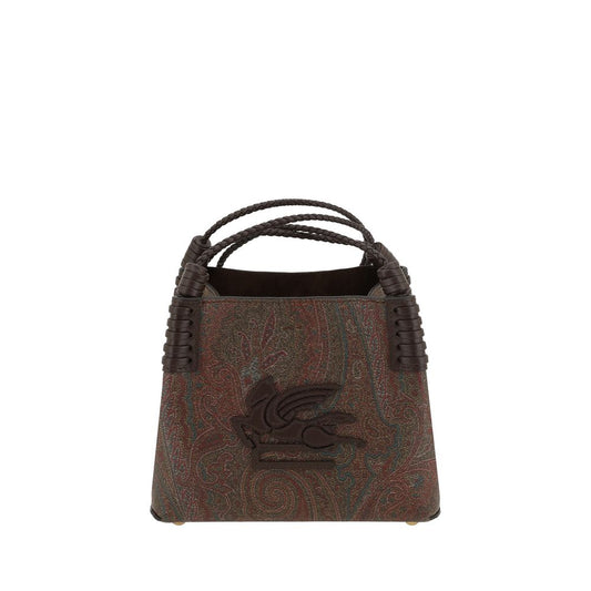 Brown Fabric Handbag