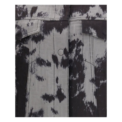 Black Cotton Denim Jacket