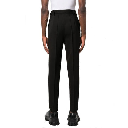 Black Elastane Dress Pants