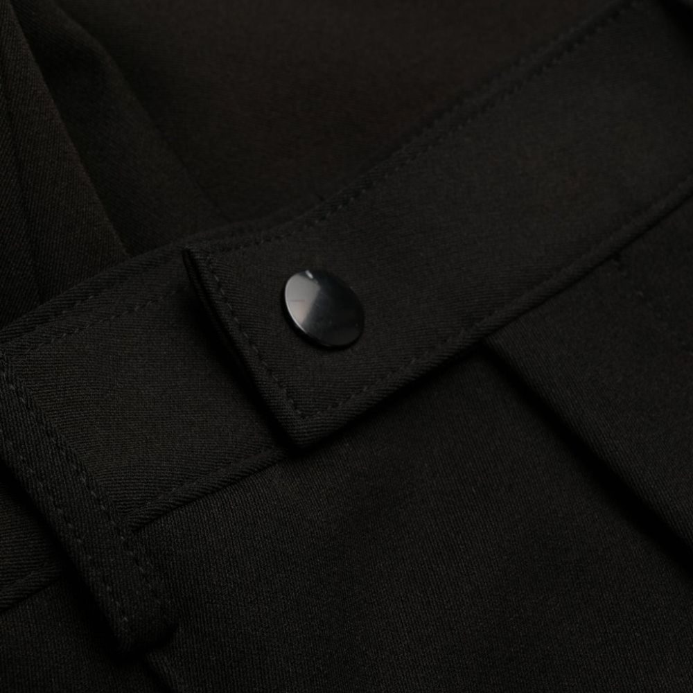 Black Elastane Dress Pants