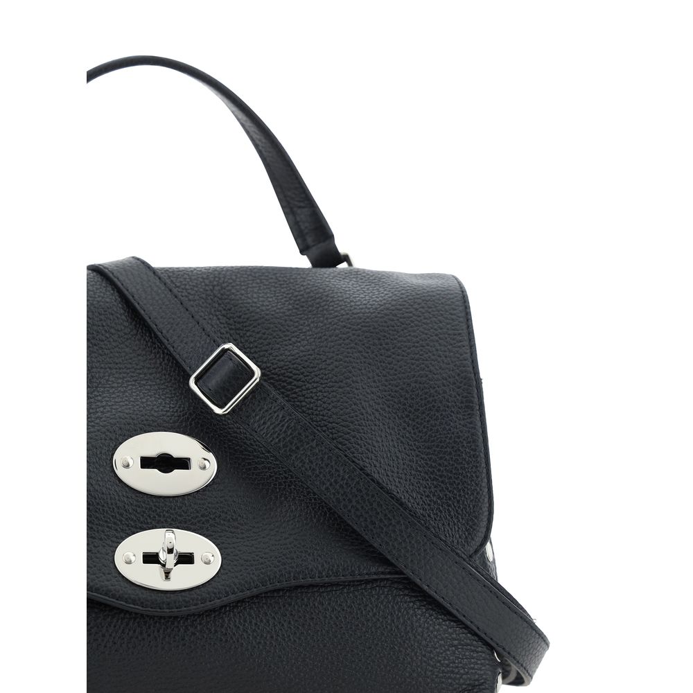 Black Calf Leather Bos Taurus Shoulder Bag