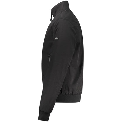 Black Cotton Jackets & Coat